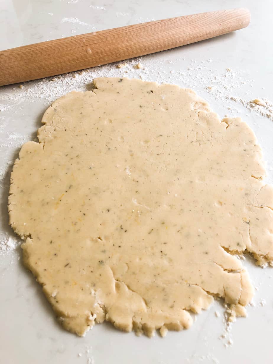 Lemon Lavender Dough Rolled