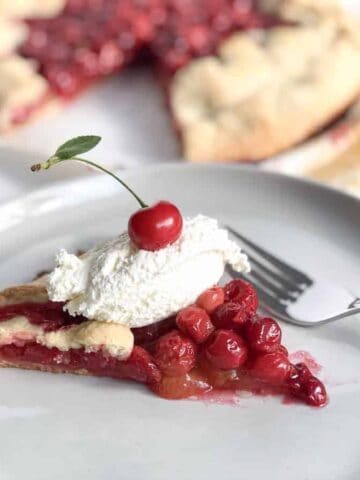 Bourbon Cherry Crostata