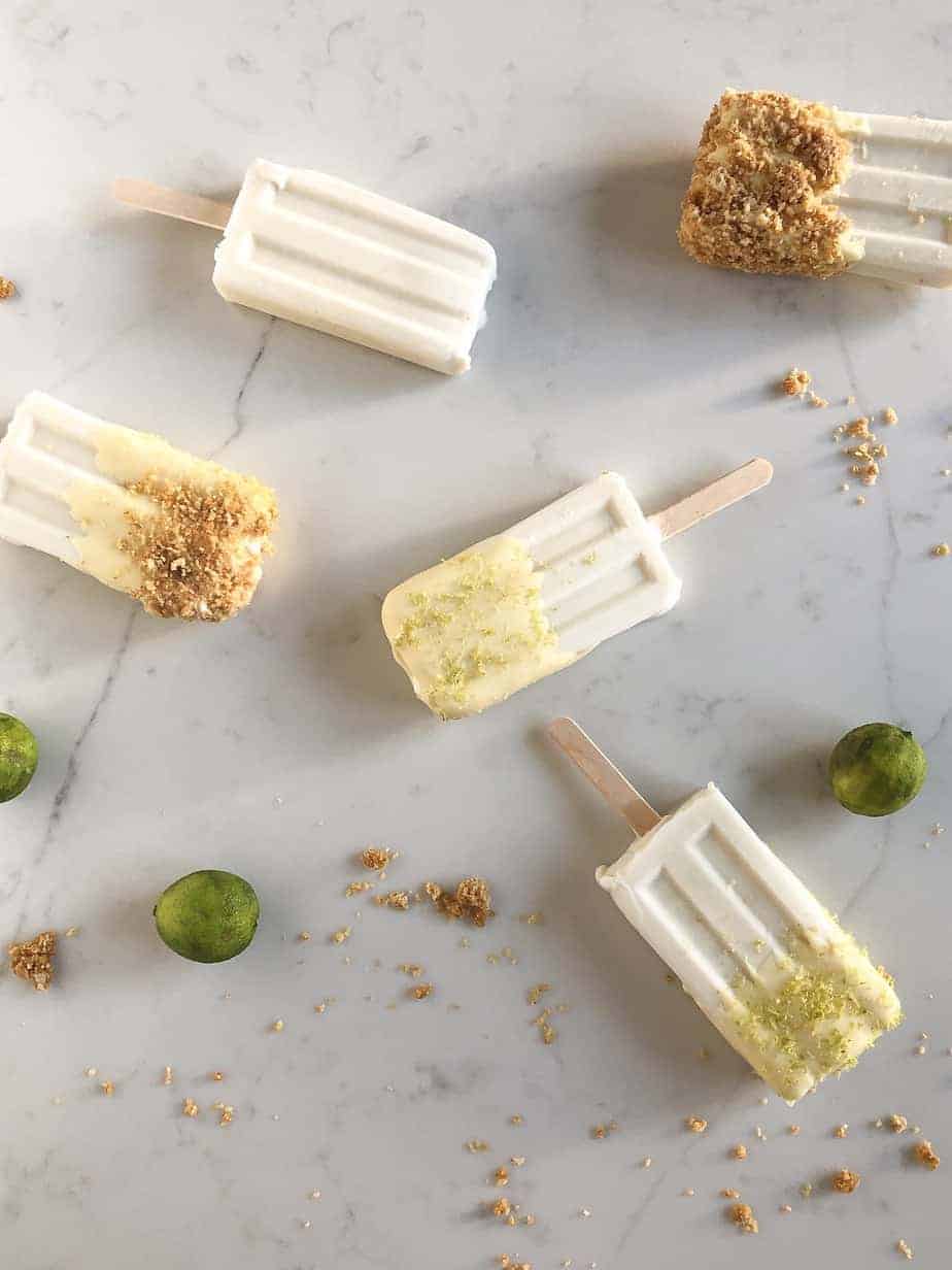 key lime coconut popsicles