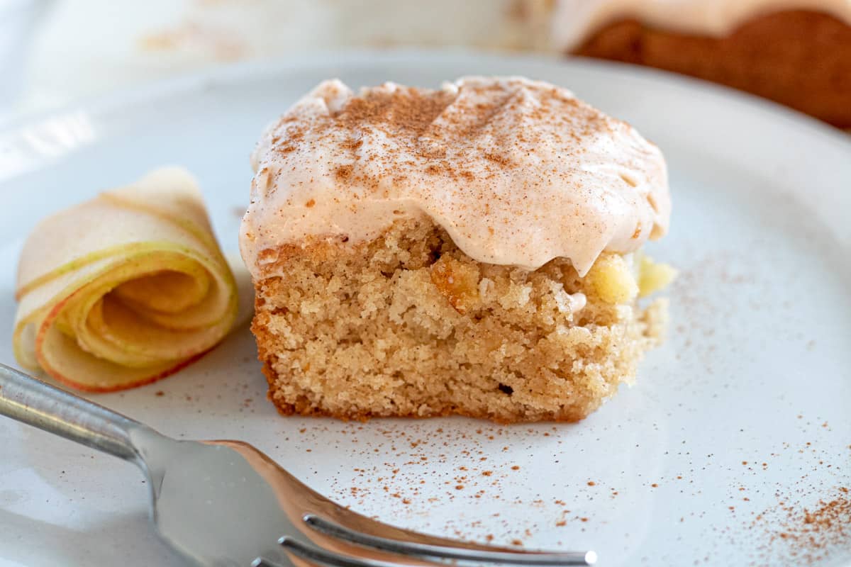 Apple Cake Recipe with Cream Cheese Frosting The Marble Kitchen