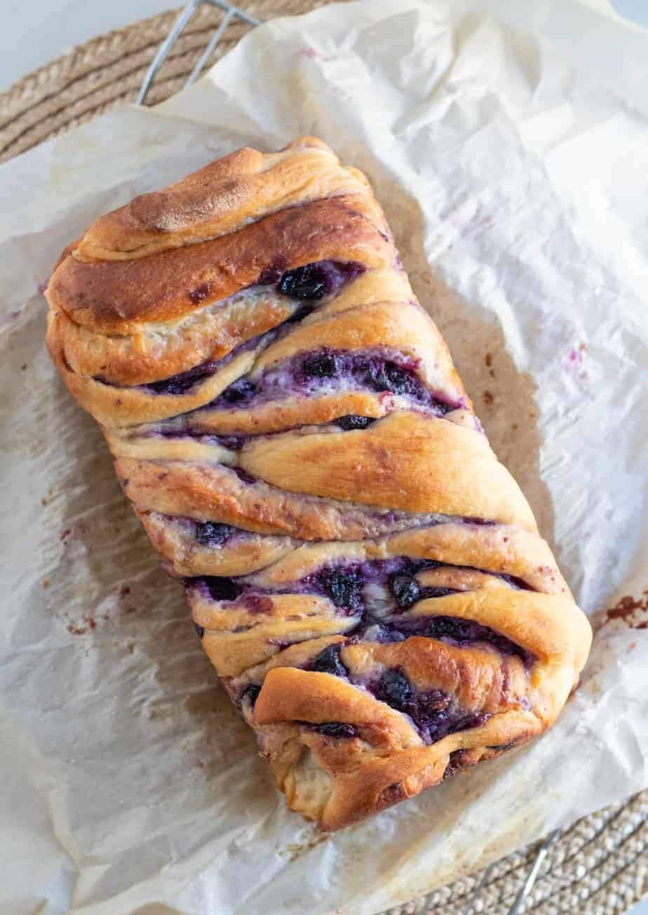 Blueberry Cream Cheese Babka