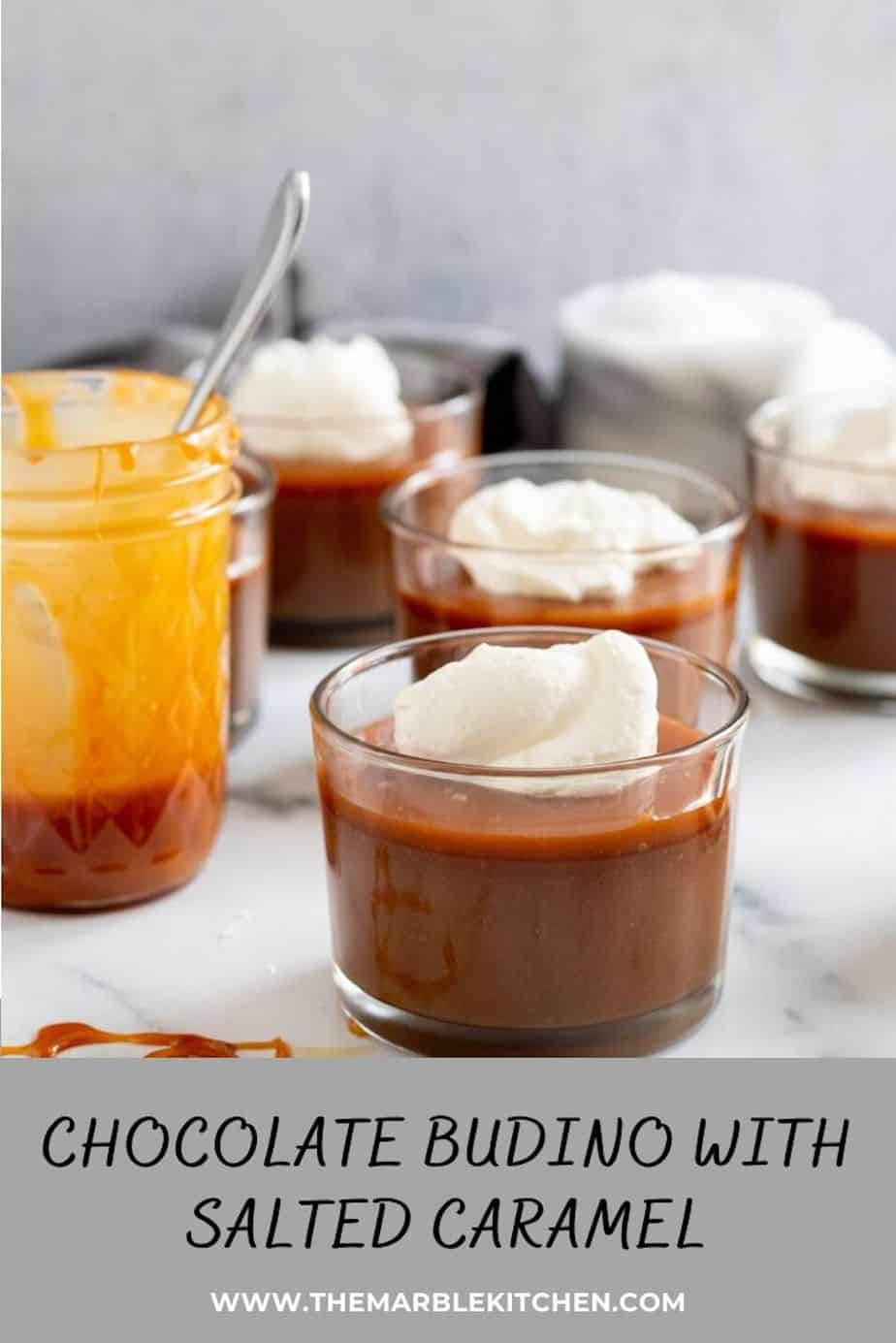 Chocolate Budino with Salted Caramel The Marble Kitchen