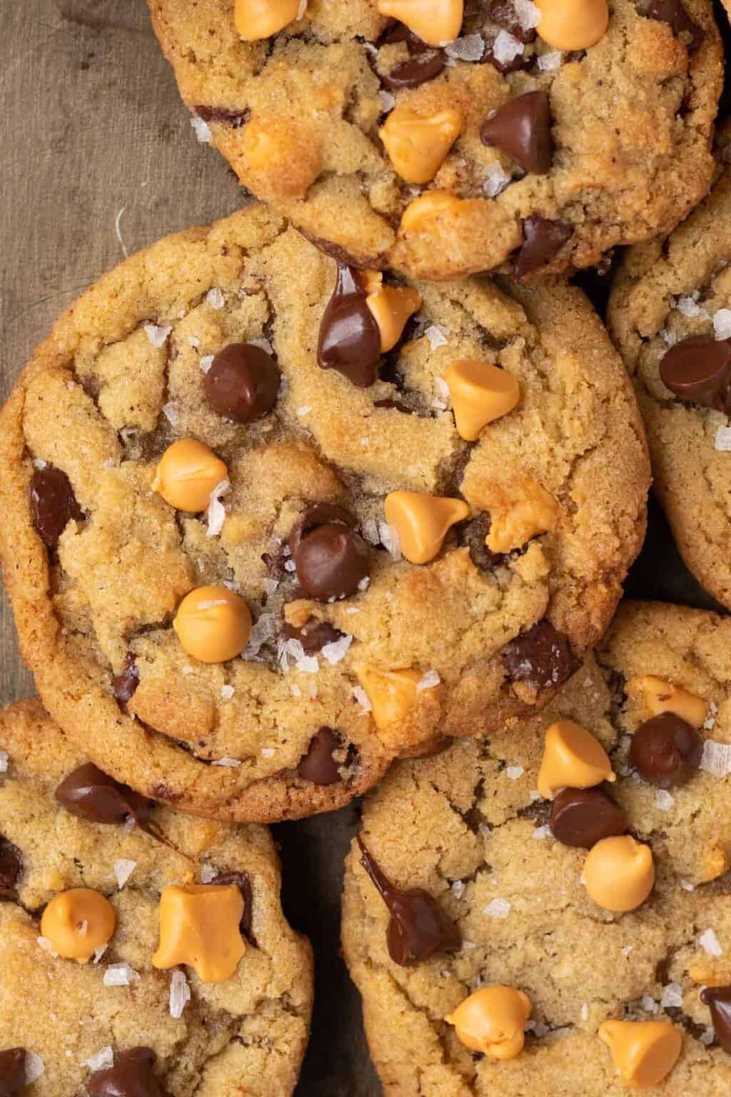Chocolate Chip Butterscotch Cookies The Marble Kitchen